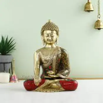 Brass Buddha Statue 